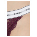 Kalhotky brazilky Guess BELLE fialová barva, O97E01 KBBT0