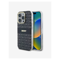 DKNY PC/TPU Repeat Pattern Tonal Stripe Magsafe Zadní Kryt pro iPhone 16 Pro Black