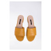 Pantofle Gino Rossi A45454 Přírodní kůže (useň) - Lícová