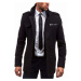 Černý pánský zimní kabát Bolf 8856B