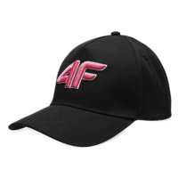 4F JUNIOR-BASEBALL CAP F104-20S-DEEP BLACK Černá 45/54cm