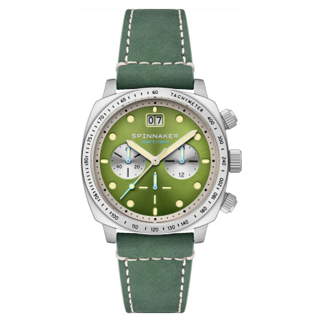 Spinnaker SP-5068-06 Hull Chronograph Shire Green 42mm 10ATM