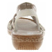 Rieker Dámské sandály 62855-60 beige Béžová