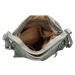 Stylový dámský kabelko-batoh Cashewilla, stříbrná