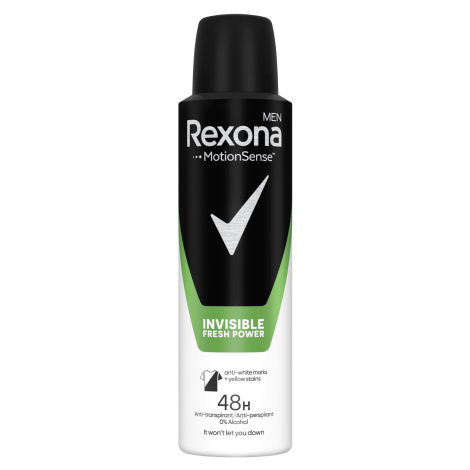 Rexona Men Invisible Fresh & Power Antiperspirant sprej 150 ml