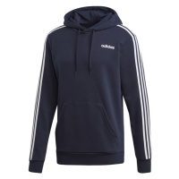 Adidas Essentials 3 Stripes Pullover French Terry mikina černá DU0499