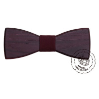 Dřevěný motýlek Red Wine bow tie, pánský