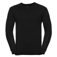 Russell Pánský pletený svetr s výstřihem do V R-710M-0 Black