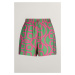 ŠORTKY GANT REL MONOGRAM PRINT PULL ON SHORTS PERKY PINK