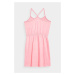 Dívčí šaty 4F F026 růžová barva, mini