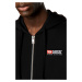 Mikina diesel s-ginn-hood-zip-div sweat-shir černá