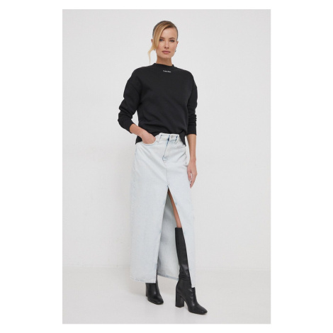 Džínová sukně Calvin Klein Jeans midi, J20J222489