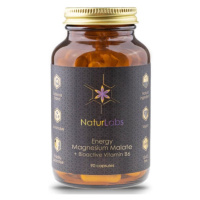 NaturLabs Energy Hořčík malát a bioaktivní vitamín B6 90 kapslí