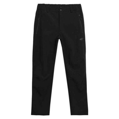4F MEN´S PANT SOFTSHELL Pánské softshellové kalhoty, černá, velikost