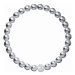 Perlový náramek šedý s Preciosa krystaly 33115.3