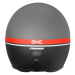 Moto přilba Cassida Oxygen Jawa OHC šedá matná/červená/černá/bílá