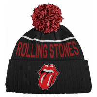 Rolling Stones zimní kulich, Classic Tongue Bobble Black