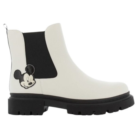 Bílé kotníkové boty Mickey Mouse Disney