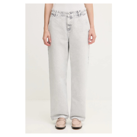 Džíny Carhartt WIP W' Pierce Pant Straight dámské, high waist, I035576.895F