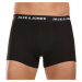 7PACK pánské boxerky Jack and Jones černé (12171258)