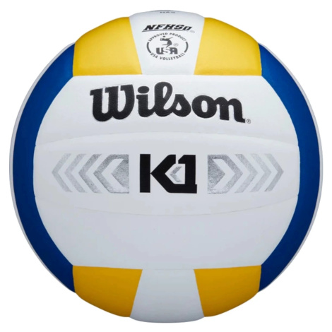 WILSON K1 SILVER VOLLEYBALL Bílá