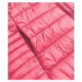 Růžová prošívaná dámská vesta (23038)