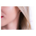 Náušnice s dřevěným detailem Rose Earrings Hexagon