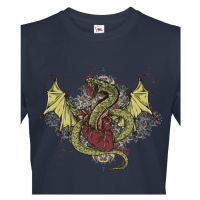 Pánské tričko s potiskem draka - tričko pro milovníky draků