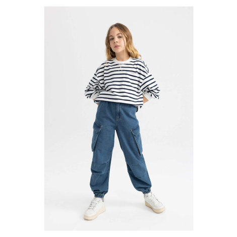 DEFACTO Girl Parachute Cargo Jeans