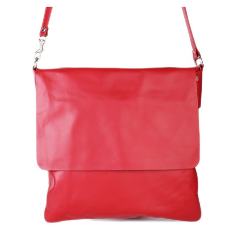 Dámské červené kožené kabelky Letrece