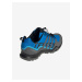 Šedo-modré pánské outdoorové boty adidas Performance Terrex Swift R2