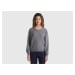 Benetton, Relaxed Fit Pure Merino Wool Sweater