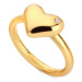 Hot Diamonds Romantický pozlacený prsten s diamantem Jac Jossa Soul DR276