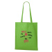 DOBRÝ TRIKO Bavlněná taška s potiskem Šéf Barva: Apple green