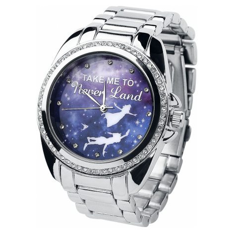 Peter Pan Take Me To Neverland Náramkové hodinky stríbrná