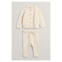 DĚTSKÝ SET GANT CARDIGAN AND PANT GIFT SET bílá