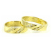 Snubní prsteny zlaté 0071 + DÁREK ZDARMA