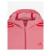 Růžová holčičí mikina na zip adidas Performance