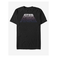 Černé unisex tričko Star Wars Perspective Logo