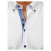 Bílá pánská elegantní košile s dlouhým rukávem Bolf 8838-1