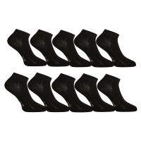 10PACK ponožky Gino bambusové černé (82005) XL