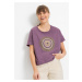 Bonprix RAINBOW tričko s potiskem Barva: Fialová, Mezinárodní