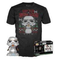 Funko POP! & Tee Box: Star Wars - Holiday Stormtrooper (MT)