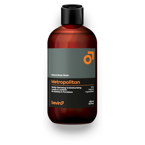 beviro Přírodní sprchový gel Metropolitan (Natural Body Wash) 250 ml