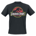 Jurassic Park Classic Logo Tričko černá