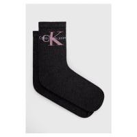 Ponožky Calvin Klein Jeans dámské, šedá barva, 701218750