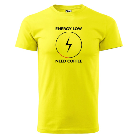 DOBRÝ TRIKO Pánské tričko s potiskem Need coffee