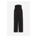 H & M - MAMA Široké kalhoty - černá