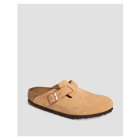 Dámské Béžové Pantofle Birkenstock Boston Vl Narrow