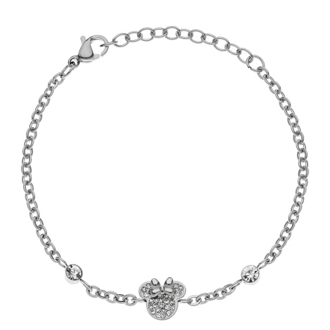 Disney Půvabný ocelový náramek Mickey and Minnie Mouse B600589RWL-B.CS